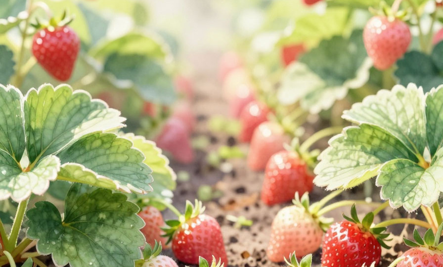 Весенняя агротехника земляники садовой (клубники).