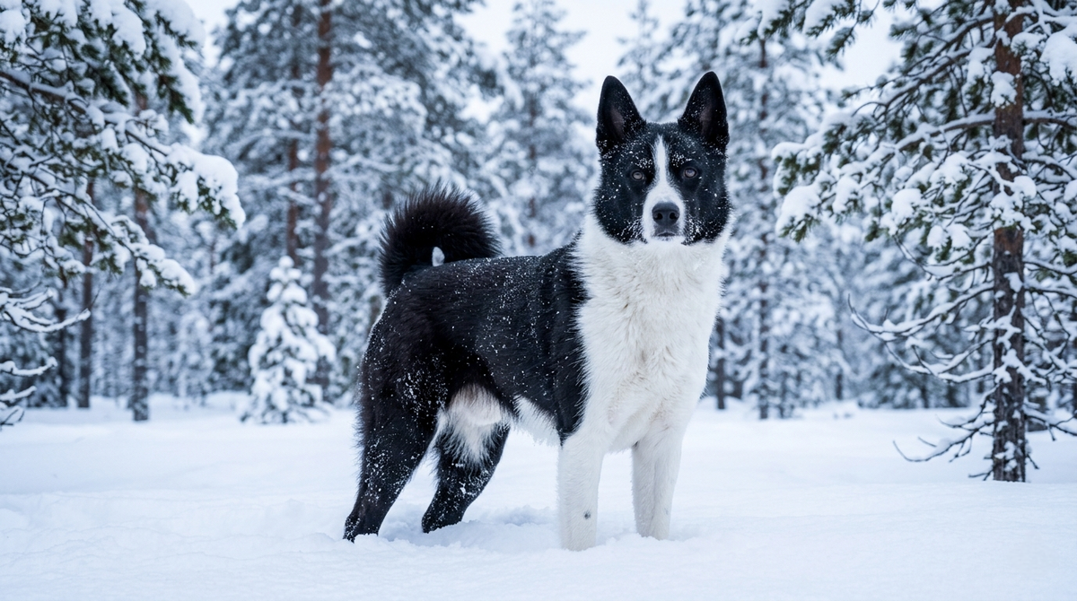 Карельская медвежья собака — редкая порода, которая не боится медведя. Рассказываем о её характере, истории и почему она не для всех. Честный портрет северного храбреца. Читайте в блоге «Жизнь с лапками» 🐾🌲