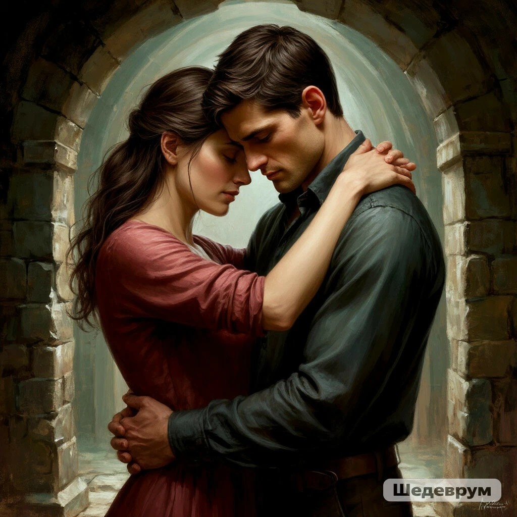 Попросила нейросеть добавить маме седины. Она добавила седых волос сыну:)) оставила эту картинку