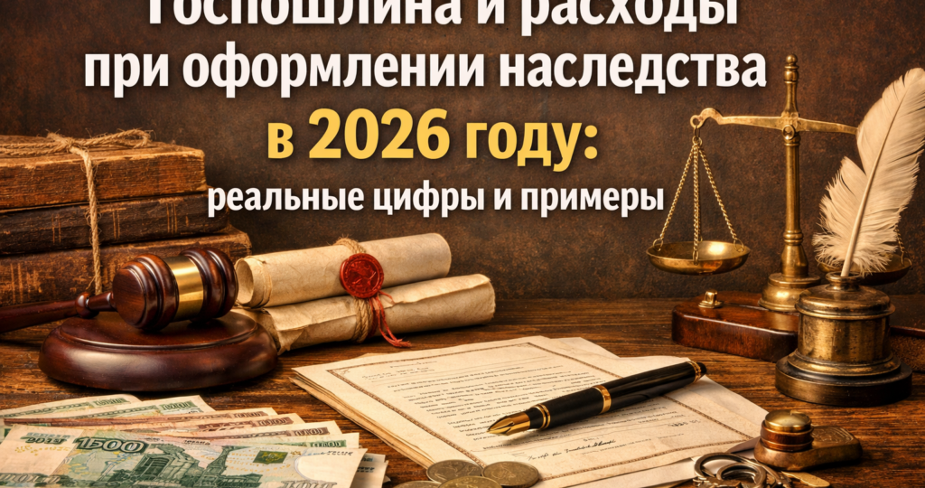 Госпошлина на наследство в 2026 году: сколько стоит оформление у нотариуса и услуги юриста – реальные примеры и расчеты расходов.