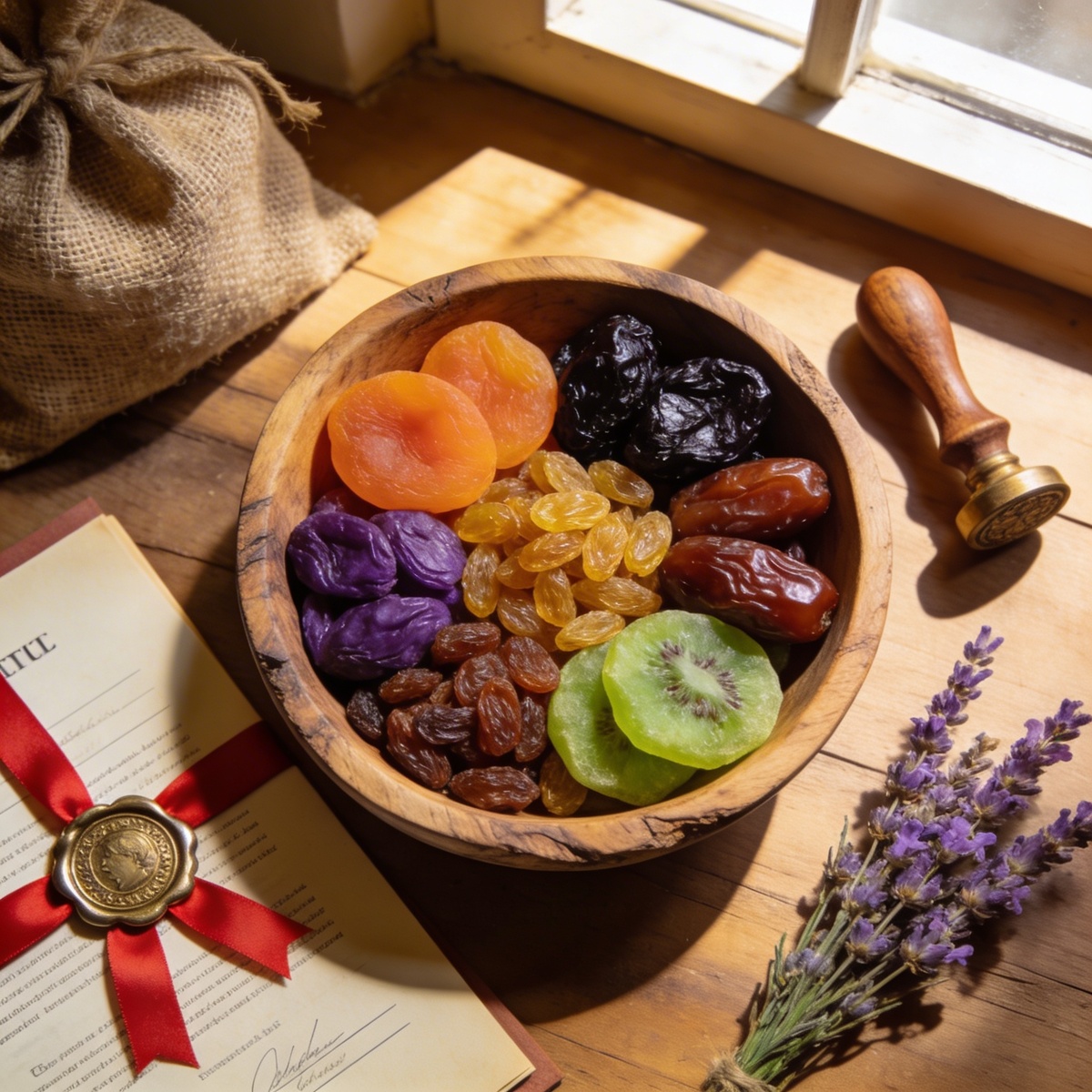 Сертификат на сухофрукты