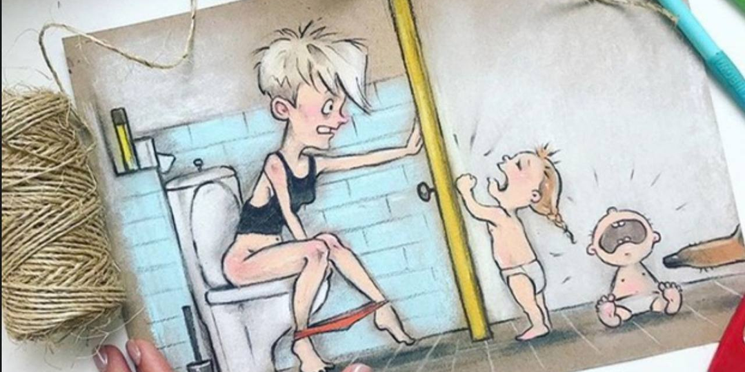 Четверо детей, мини-пиг и море самоиронии в смешных комиксах мамы из Ульяновска
