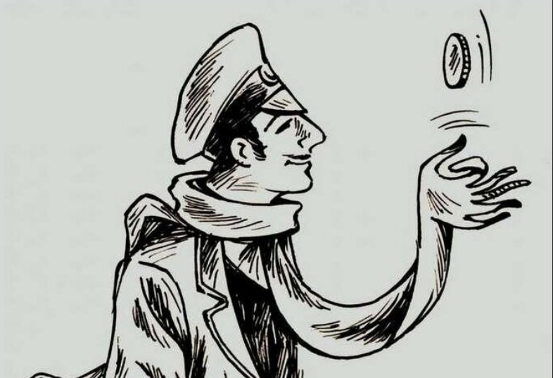 Иллюстрация к "12 стульям" Ильи Ильфа и Евгения Петрова