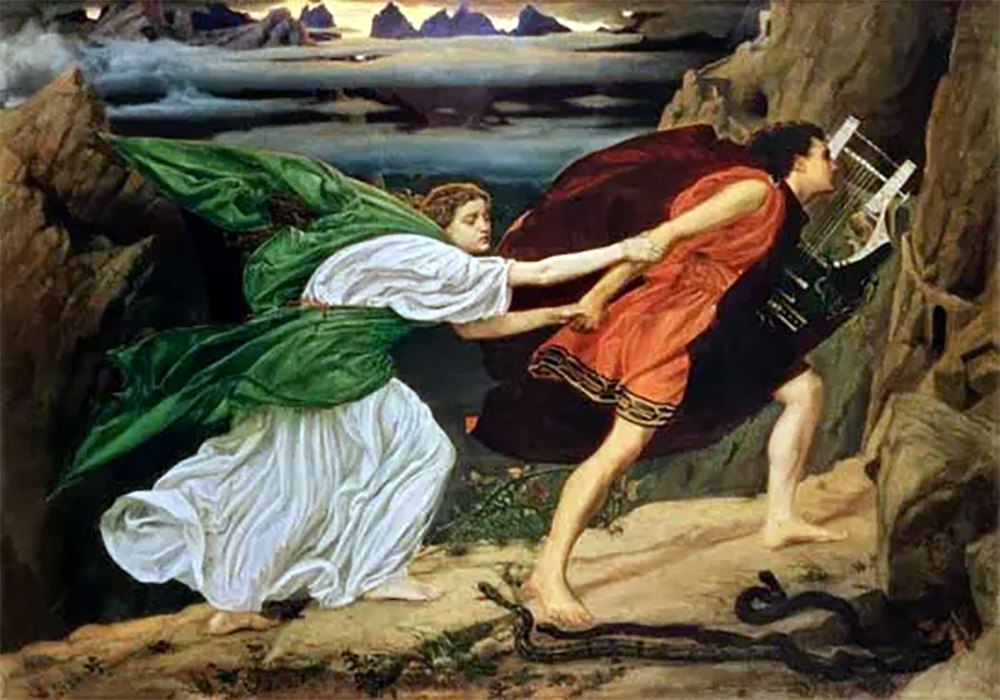 Эдвард Джон Пойнтер. Орфей и Эвридика, 1862. Частная коллекция