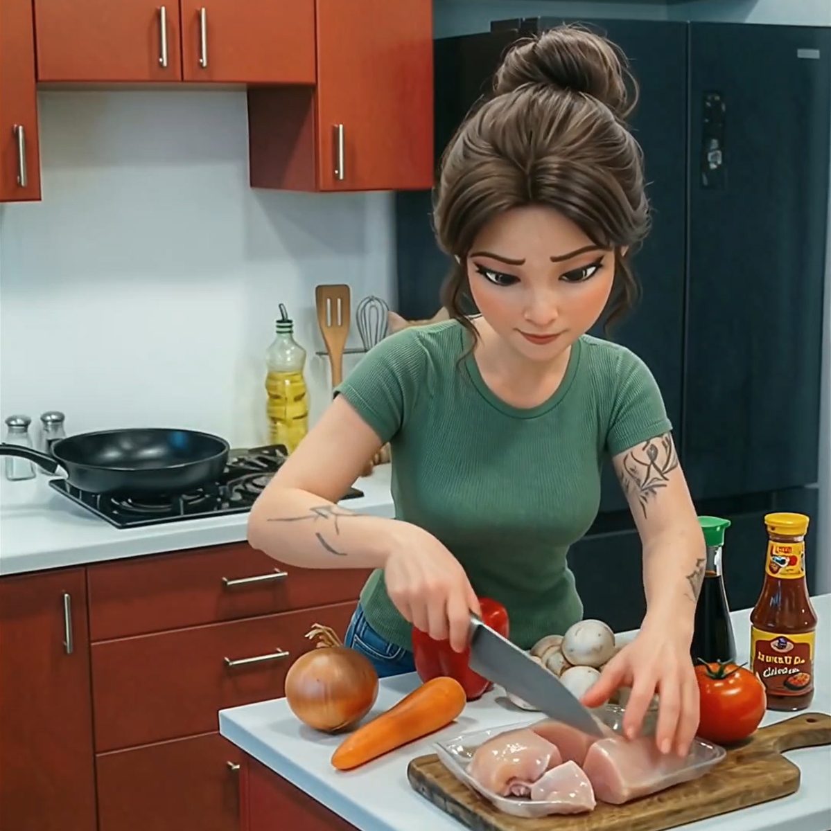 Пошаговый рецепт яркого ужина, от которого ваш кот (и вы!) будете в восторге. 😻