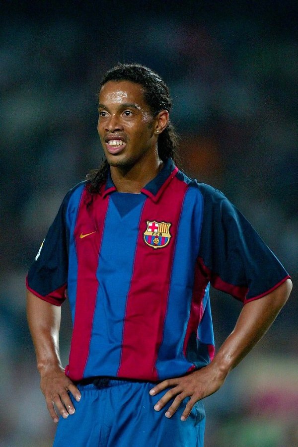 Роналдиньо в Барселоне. Выступал за клуб с 2003 по 2008 годы
