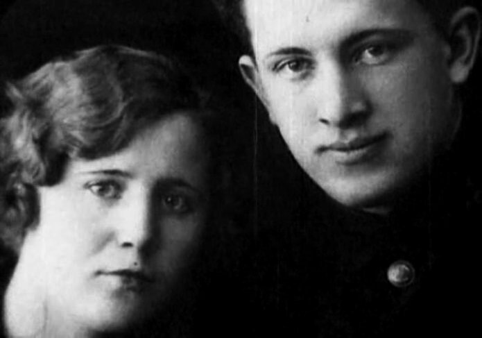 Андропов с первой женой Ниной. 