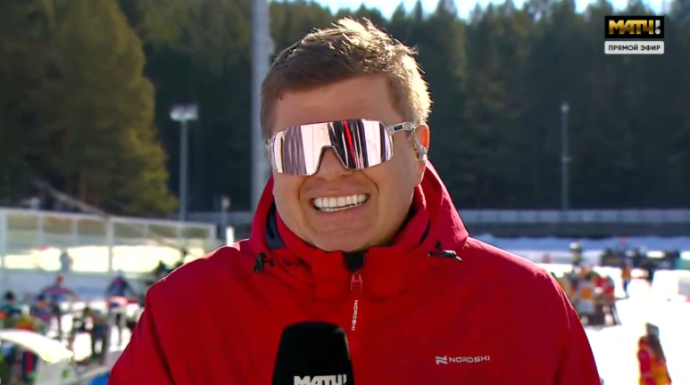 «Шарик, поздравляю, ты — балбес» — о ком говорит Губерниев в эфире биатлона