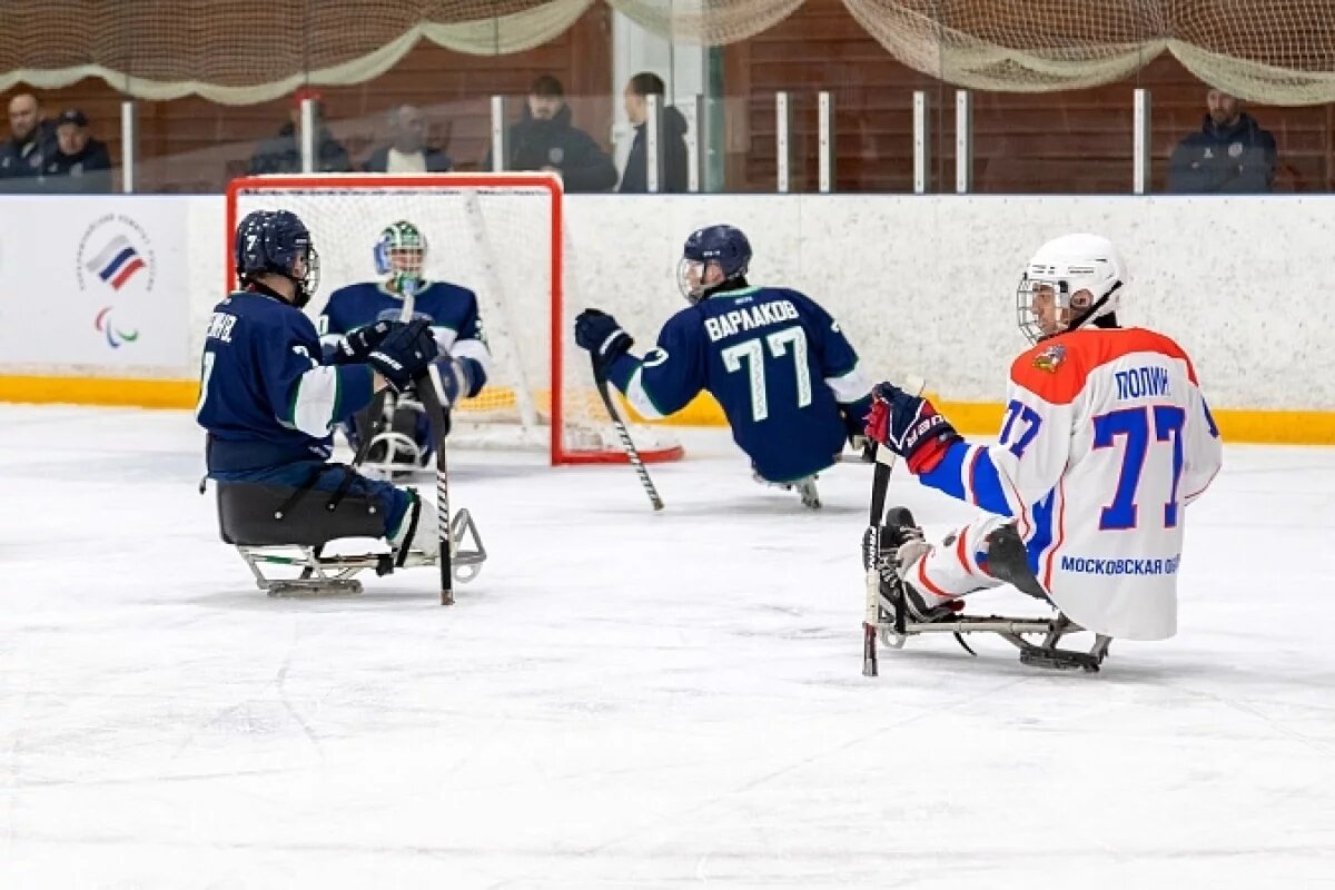    Финальный этап чемпионата РФ по следж-хоккею проводят в Тульской области