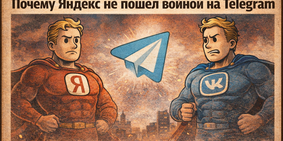 Почему Яндекс не пошёл войной на Telegram