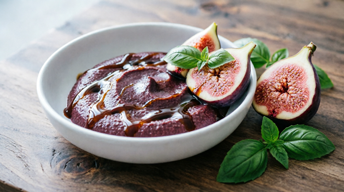 Соус из инжира и бальзамического крема