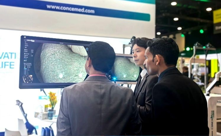 Стенд Concemed на World Health Expo 2026 в Дубае