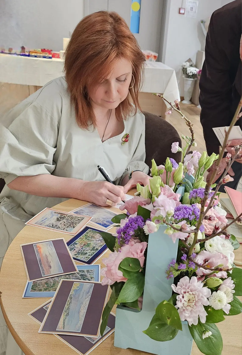 Е.А. Серебрякова-Николаева. 20 марта 2026 г. Дом русского зарубежья. Торжественный показ персональной выставки