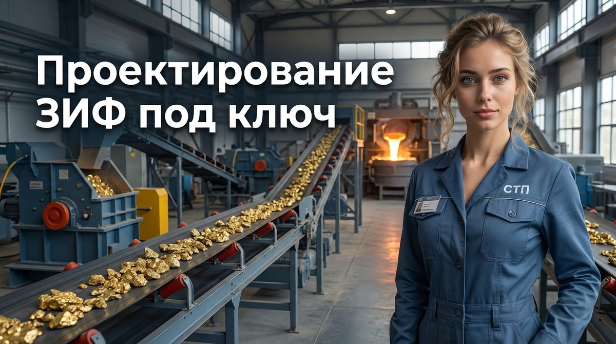 Проектирование ЗИФ под ключ: безопасность, хвостохранилище и учёт золота без потерь