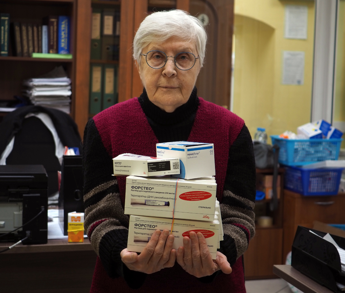 Ирина Ивановна на выдаче