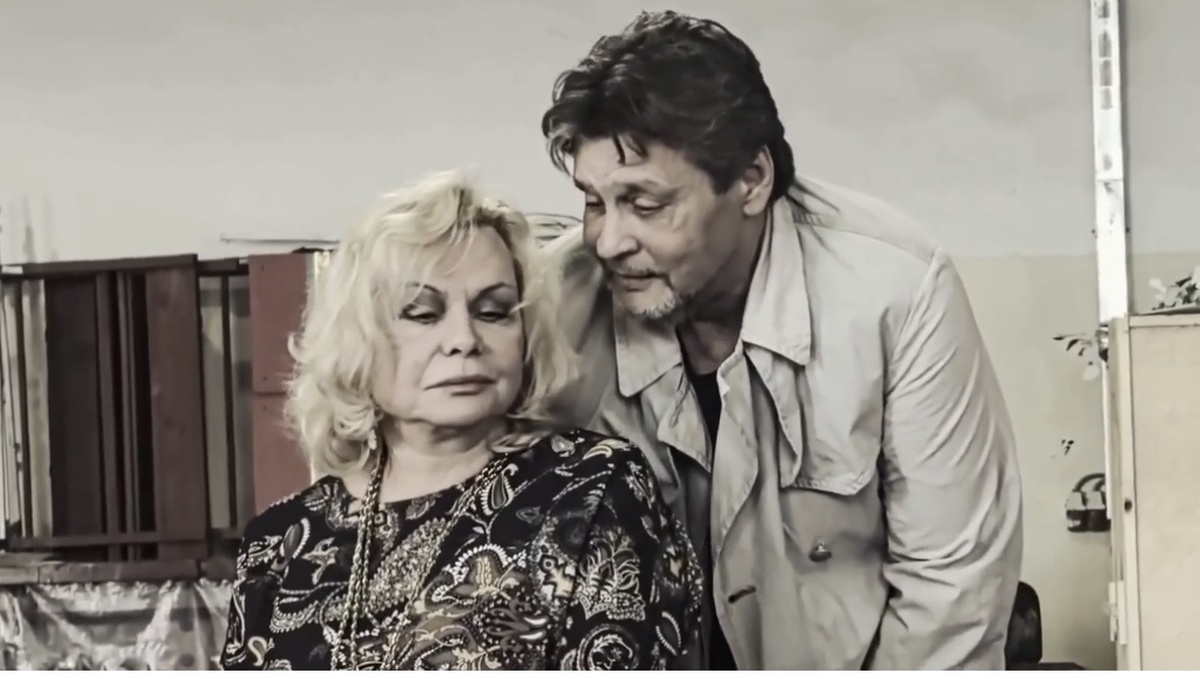 Скрин. Ольга Богданова. Александр Домогаров. Фрагмент репетиции 