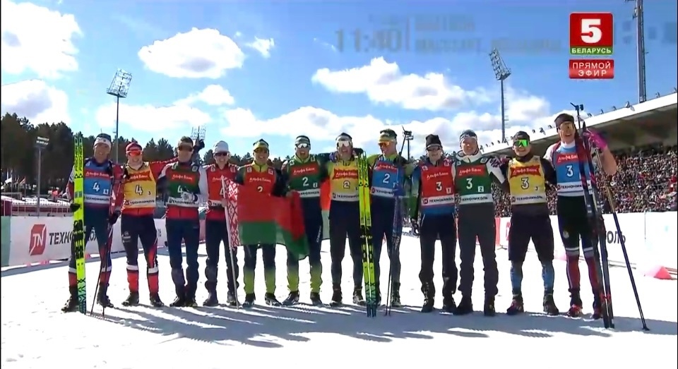    Белоруссия мужская команда биатлон