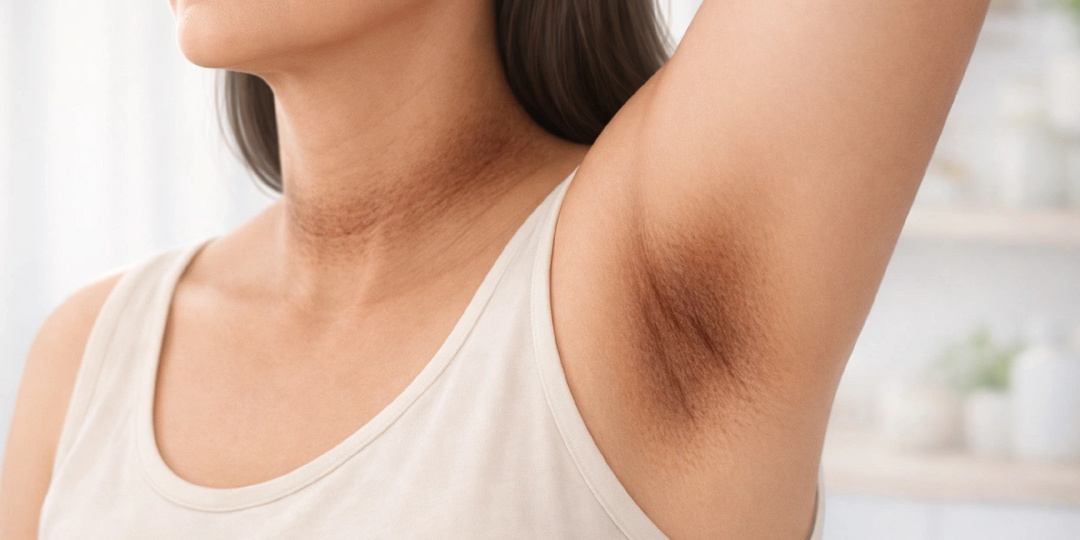 Тёмные пятна на шее и в подмышках: дело может быть не в гигиене