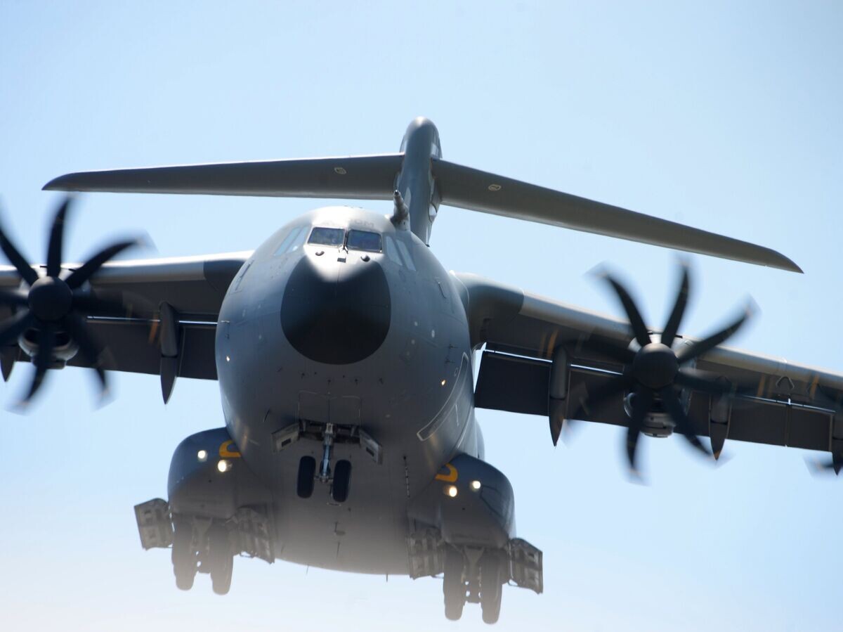    Военно-транспортный самолёт Airbus A400M на Международном авиасалоне "Ле Бурже-2017" во Франции | © РИА Новости / Сергей Мамонтов