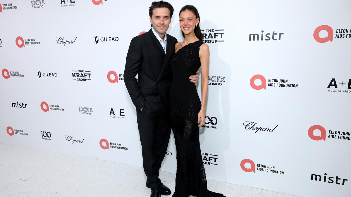    Бруклин Бекхэм и Никола Пельтц. Фото: Getty images