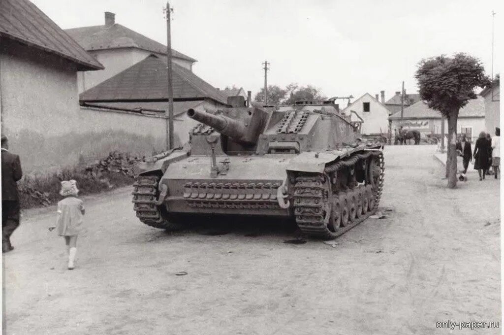 StuH 42 без дульного тормаза