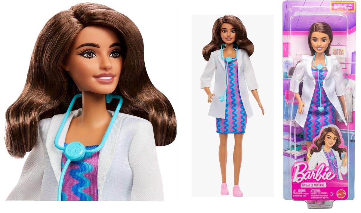 Промофото Barbie JKF76 Доктор с фонендоскопом