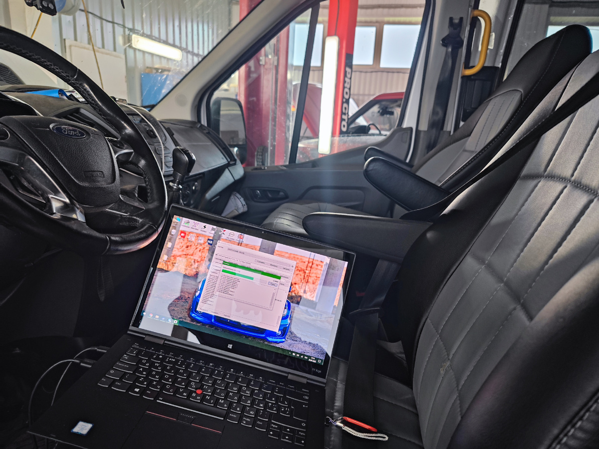 Отключение ЕГР и сажевого фильтра на Ford Transit