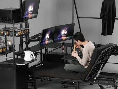    Выпущена идеальная кровать для геймеров