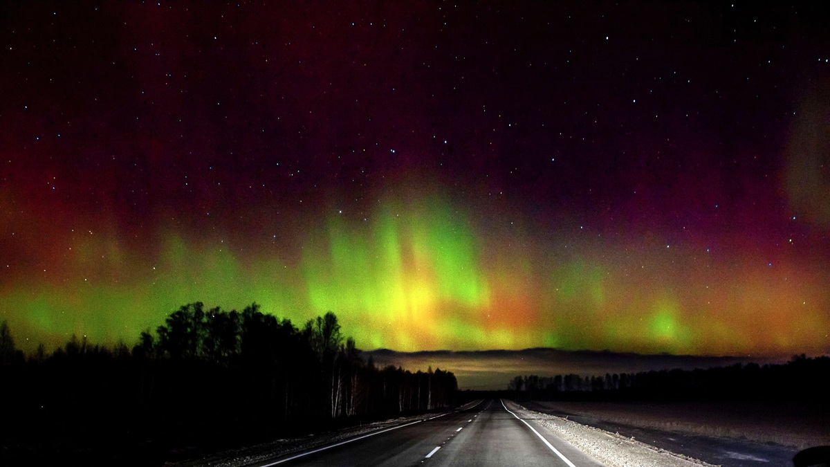    Северное сияние Россия РИА