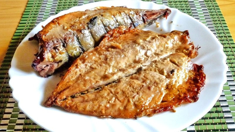 Скумбрия барбекю в духовке