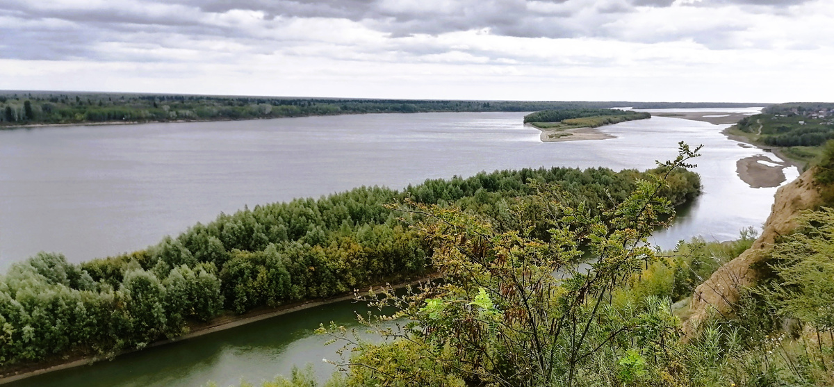 Вид на реку Обь с Руяна-на-Оби (Фото: Nixe (Bearna Team))