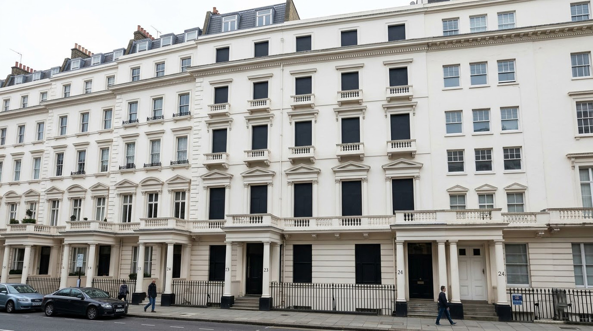 Лондон: Ленстер-гарденс, 23 и 24 