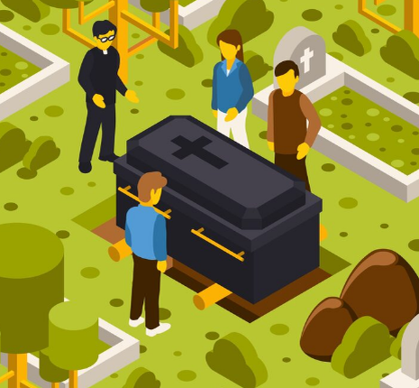 Картинка похороны