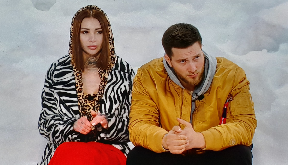 Клава Ермакович и Владимир Балан (фото из эфира на «Okko»)