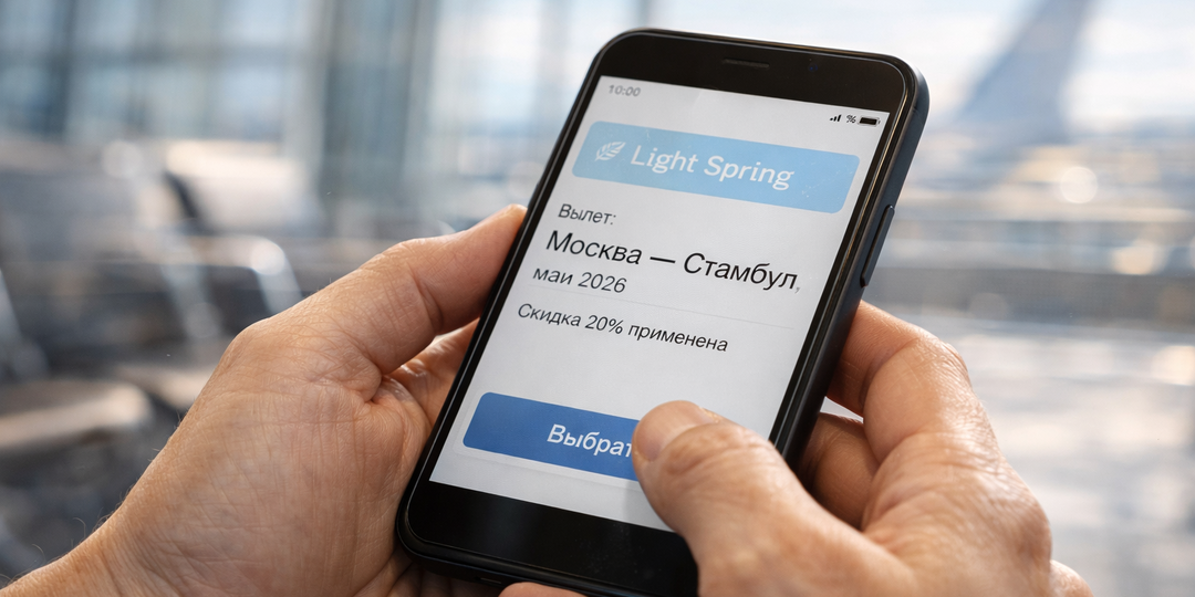 Как улететь в Стамбул и Анталью со скидкой 20% этой весной