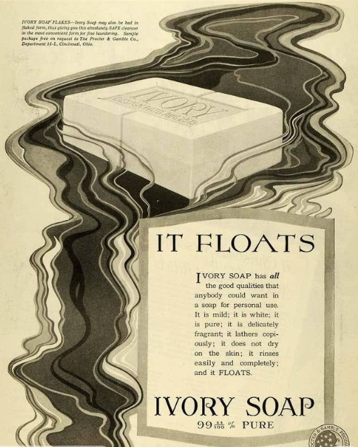 Мыло, которое «плавает» в воде