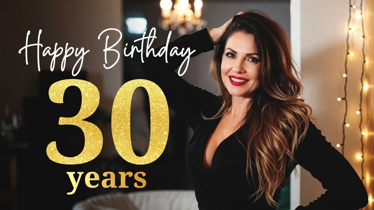 Красивые поздравления женщине 30 лет в прозе