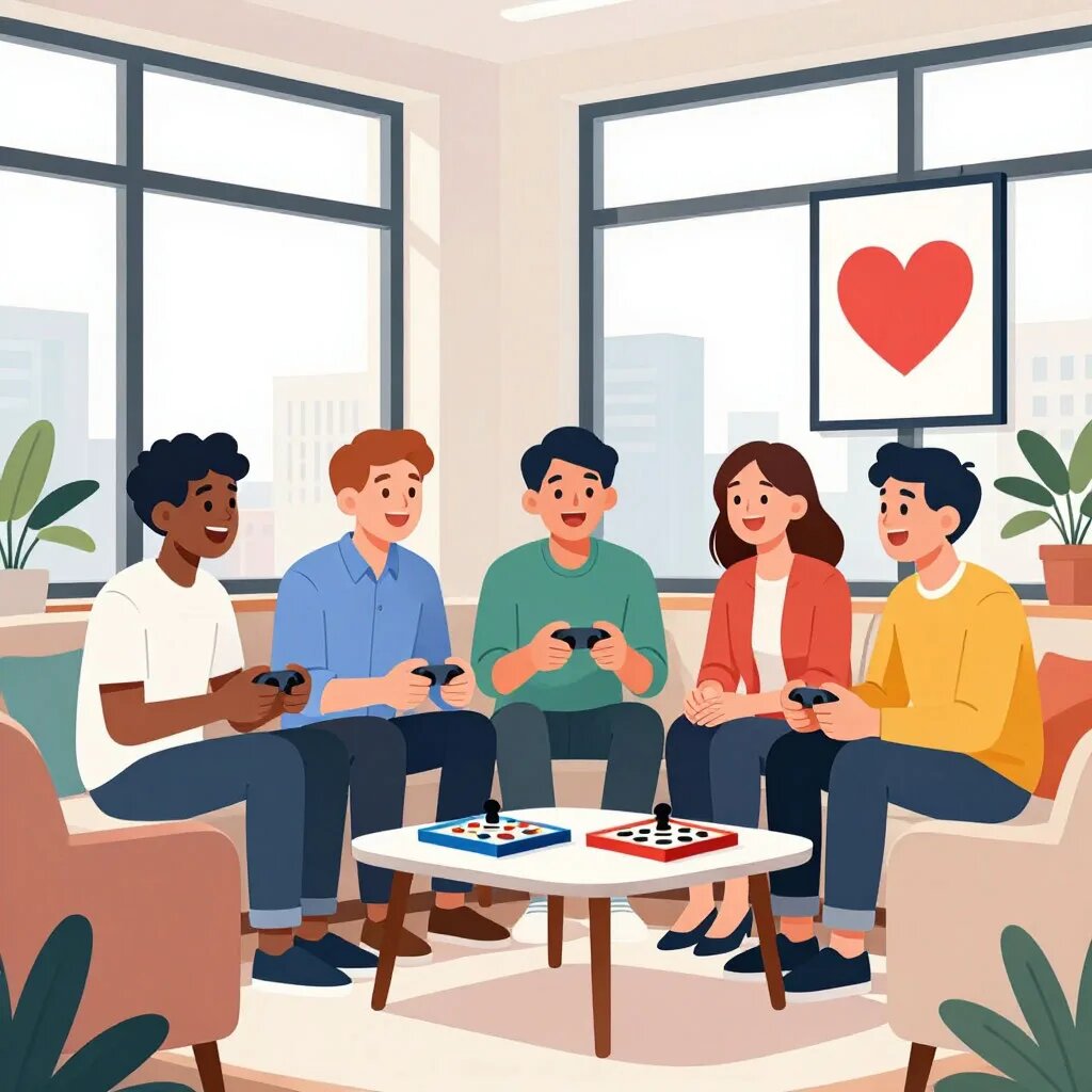 Сообщество. Иллюстрация сгенерирована нейросетью 