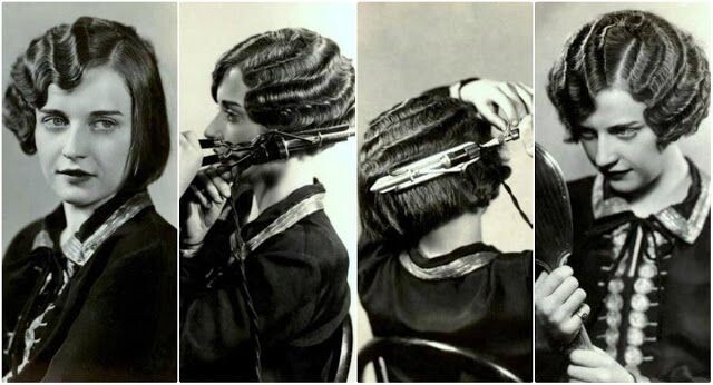 Техника укладки "волны Марселя"