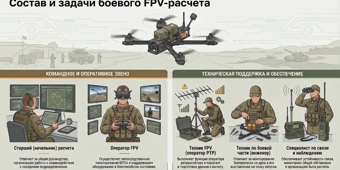 Мероприятия по поддержанию боевой готовности расчета FPV