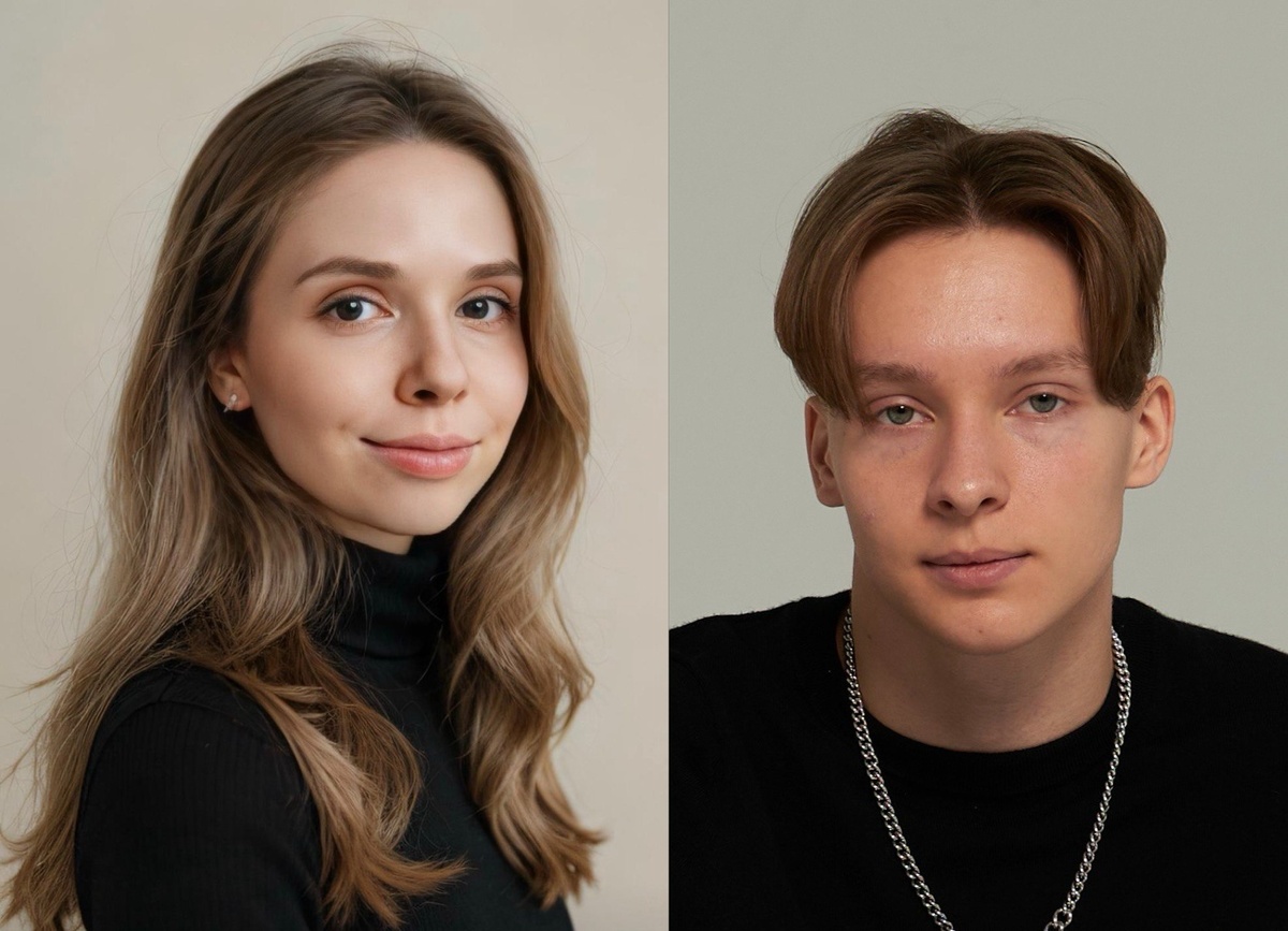 На фотографии Ксения Зеленая и Кирилл Иванов