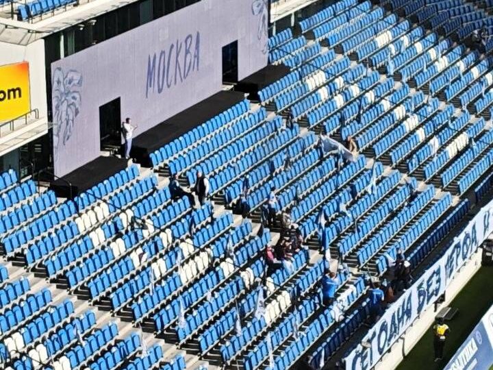 Подписчики прислали фотку, говорят, что медиабар пока не возвращали после дерби со спартаком