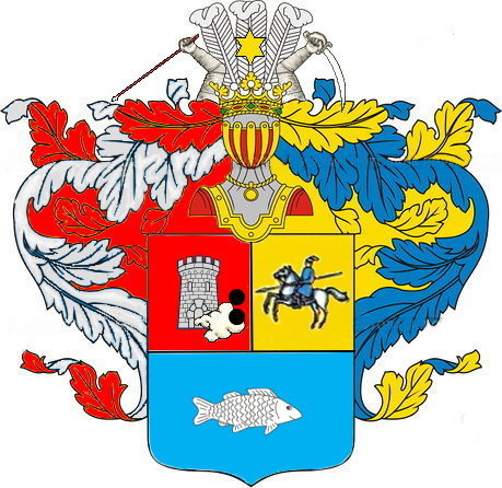 Родовой герб братьев Карповых, реконструкция в соответствии с описанием