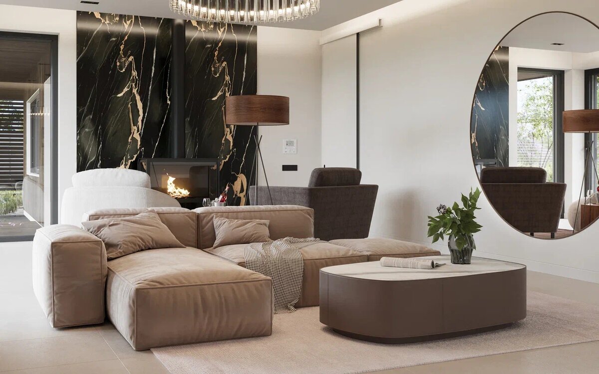 Хороший современный дом начинается с правильного ощущения внутри