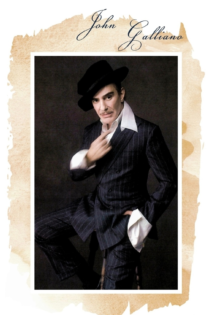 Портрет британского модельера Джона Гальяно, Источник: интернет, фотоколлаж автора статьи