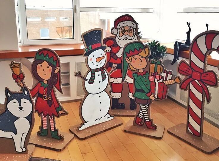 Ростовая фигура из картона на Новый год: эффектный способ привлечь внимание и создать праздник