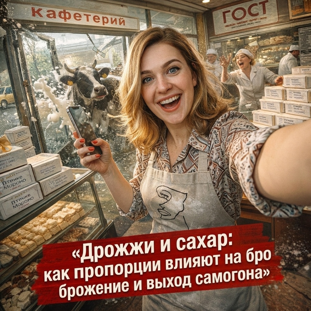    Как соотношение дрожжей и сахара влияет на выход самогона admin