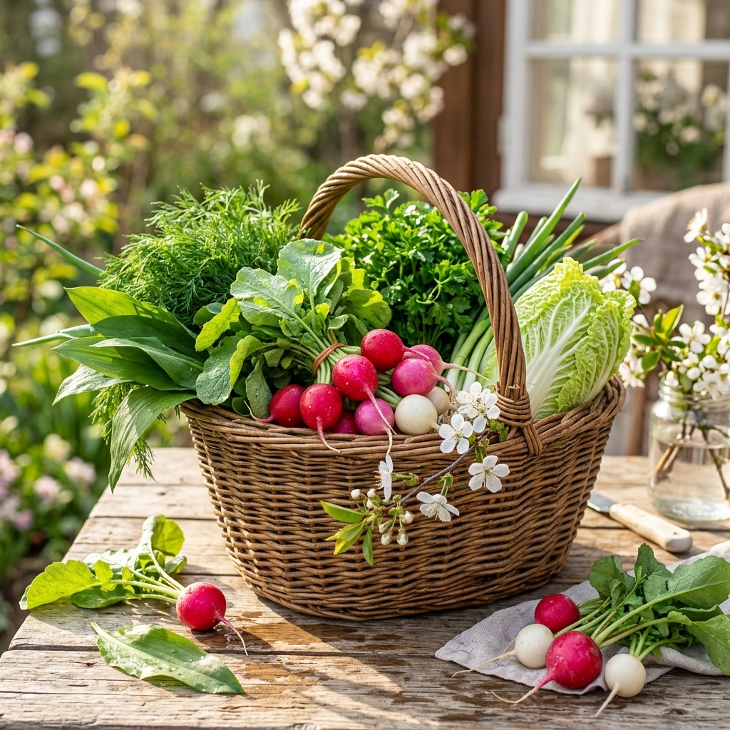 Весна — время облегчать рацион и добавлять свежесть.