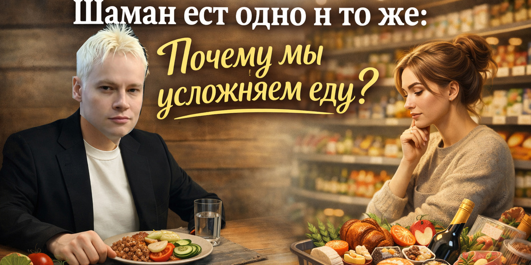 Shaman ест одно и то же: почему люди переедают и не следят за собой