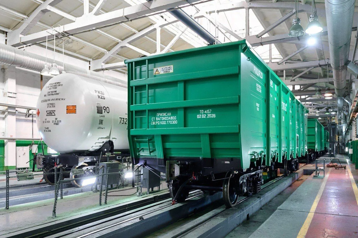 На производстве грузовых вагонов «Уралвагонзавода». Источник: Андрей Радченко/Сделано у нас